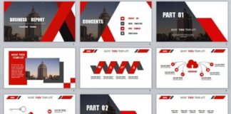 Business infographic : 26+ Business report Powerpoint Templates