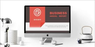 Business infographic : 27+ Business company report PowerPoint template