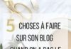 Business infographic : 5 choses à faire pour son blog quand on pas le temps d’écrire