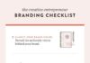 Business infographic : Business infographic : Business infographic : Creative Entrepreneur Branding Checklist…