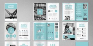 Business infographic : Corporate Brochure by TypoEdition on Creative Market