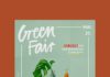 Business infographic : Green Fair Natural Event Poster Example