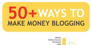 Business infographic : How to make money blogging infographic | Discover 50+ ways to make money bloggin…