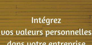 Business infographic : Marque personnelle : intégrez vos valeurs dans votre business