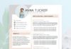 Business infographic : Modern Resume Template / CV Template for Word, Cover Letter, four Page Resume, Teacher Resume, professional Resume, INSTANT DOWNLOAD