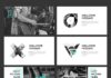 Business infographic : PORTFO PowerPoint Template ~ PowerPoint Templates ~ Creative Market #ppt #powerp…