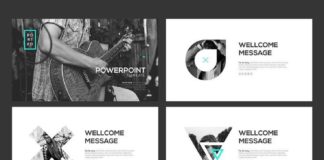Business infographic : PORTFO PowerPoint Template ~ PowerPoint Templates ~ Creative Market #ppt #powerp…