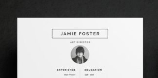 Business infographic : Professional Resume/CV and cover letter template. A beautiful vertical design wi…
