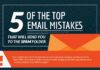 Digital Marketing : 5 Avoidable Sales Email Mistakes (Infographic)