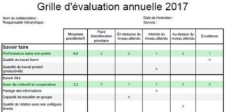 Digital Marketing : Exemple de guide entretien annuel d'évaluation – management et RH
