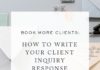 Digital Marketing : HOW TO WRITE YOUR INQUIRY RESPONSE | Ashlyn Writes Copywriting | You want to cal…