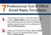 Digital Marketing : Here are 7 Professional Out of Office Email Reply Templates that you can use…