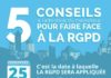 Digital Marketing : Infographie marketing : 5 conseils d’experts de la RGPD