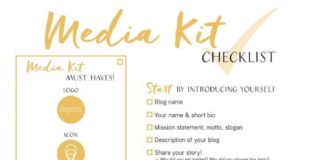 Digital Marketing : Media Kit Checklist – Bloguettes