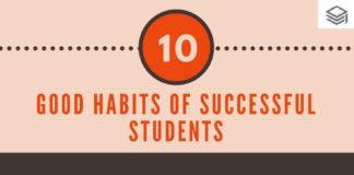 Educational infographic : 10 Good Habits of Successful Students-Infographic