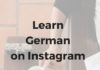 Educational infographic : 10 Instagram accounts that will help you learn German
