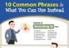 Educational infographic : 10 phrases couramment utilisées et autres utilisations (infographie