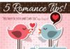 Educational infographic : 5 Romance Tips by Dr. James Dobson | Family Talk | Five Love Languages | Infogra…