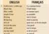 Educational infographic : Anglaise et Francoise my favorite languages lol