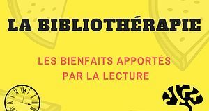 Educational infographic : Bibliothérapie jeunesse