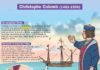 Educational infographic : Christophe Colomb