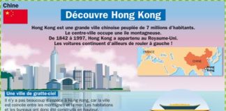 Educational infographic : Découvre Hong Kong