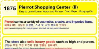 Educational infographic : Easy to Learn Korean Language 1871 ~ 1880