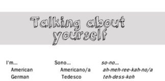 Educational infographic : Educational infographic : Learning Italian – Talking About Yourself