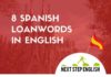 Educational infographic : English Vocabulary Infographic: 8 SPANISH LOANWORDS IN ENGLISH (Visit the post f…