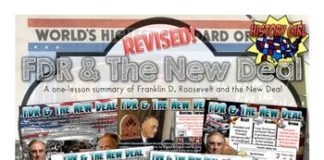 Educational infographic : F.D.R. & The New Deal: PowerPoint and Student Infographic Notes
