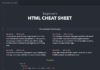 Educational infographic : Get a Jump Start on Your Next Web Site with This HTML Cheat Sheet