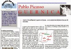 Educational infographic : Guernica