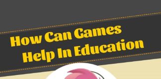 Educational infographic : How Can Games Help in Education Infographic