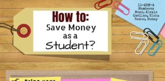Educational infographic : How to save money
