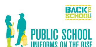 Educational infographic : Immer mehr öffentliche Schulen in den USA haben jetzt eine “School uniform poli…