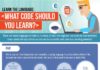 Educational infographic : Learn The Language: What code Should you Learn? #infographic