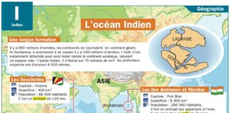Educational infographic : L’océan Indien