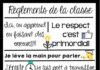 Educational infographic : Mme Marie-Julie : Jour 8 – Les règles de classe