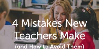 Educational infographic : New Teacher Mistakes & How to Avoid Them