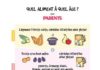 Educational infographic : Nutrition et alimentation des bébés – quel aliment à quel âge?
