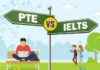 Educational infographic : PTE Vs IELTS Infographic