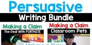 Educational infographic : Persuasive Writing Bundle: Articles, Infographics, and Prompts for Grades 3-5