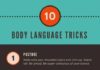 Educational infographic : Psychology infographic and charts Confident Body Language • 2 tricks you sho…