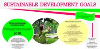 Educational infographic : Sustainable Development Goals: Infographic Poster