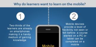 Educational infographic : Top 4 Reasons Why Learners prefer Mobile Learning Infographic