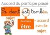Educational infographic : Une (triple) affiche pour l’accord du participe passé
