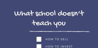 Educational infographic : What school doesn’t teach you – Student’s Nation