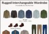 Fashion infographic : 162 Rugged Outfits From 15 Casual Pieces