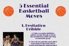 Fashion infographic : 5 Essential Basketball Moves | @Piktochart Infographic