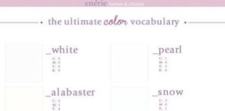 Fashion infographic : Fashion infographic : Le vocabulaire précis des couleurs et leurs nuances (non, nous ne parlons pas encore le Pantone) – InfographicNow.com | Your Number One Source For daily infographics & visual creativity